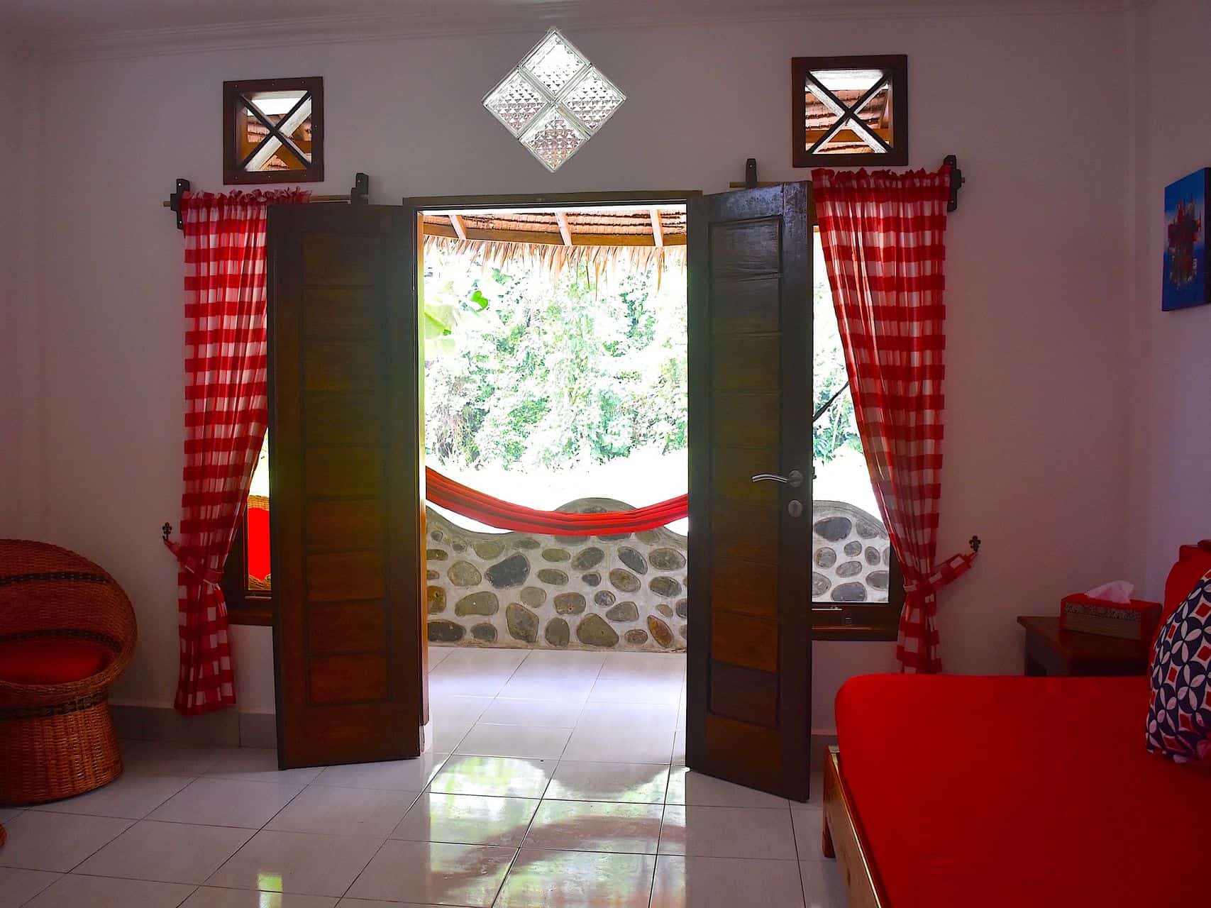 Jungle View Room (triple) - Hangout@EcoTravel Bukit Lawang